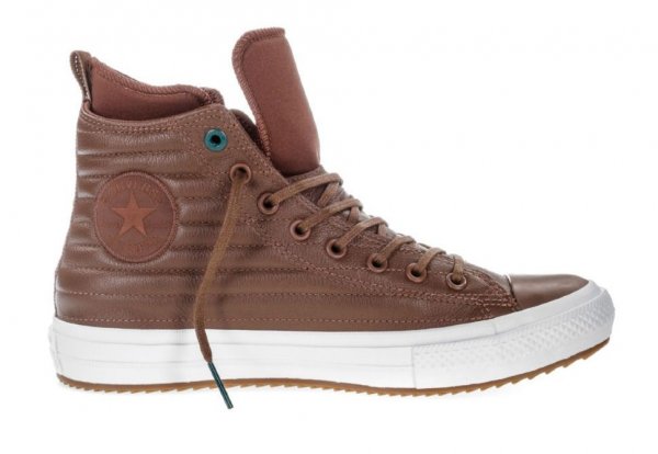 Кожаные кеды Converse Chuck Taylor WP Boot 57491 коричневые