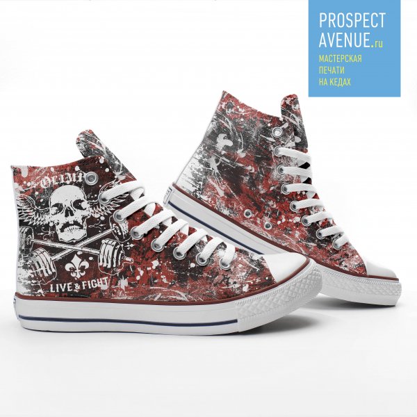 Кеды PROSPECT AVENUE «Live and Fight»