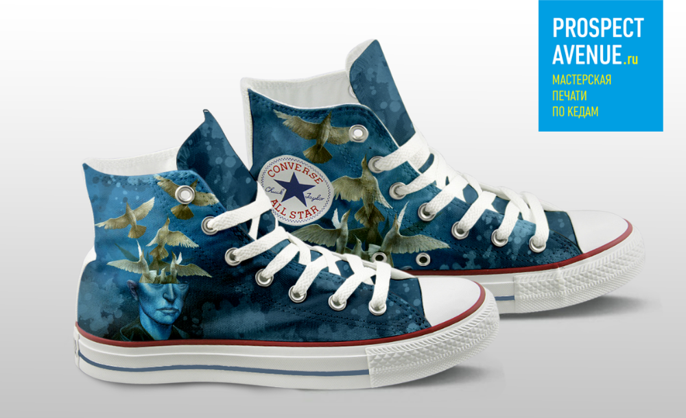 Кеды Converse «Birds»