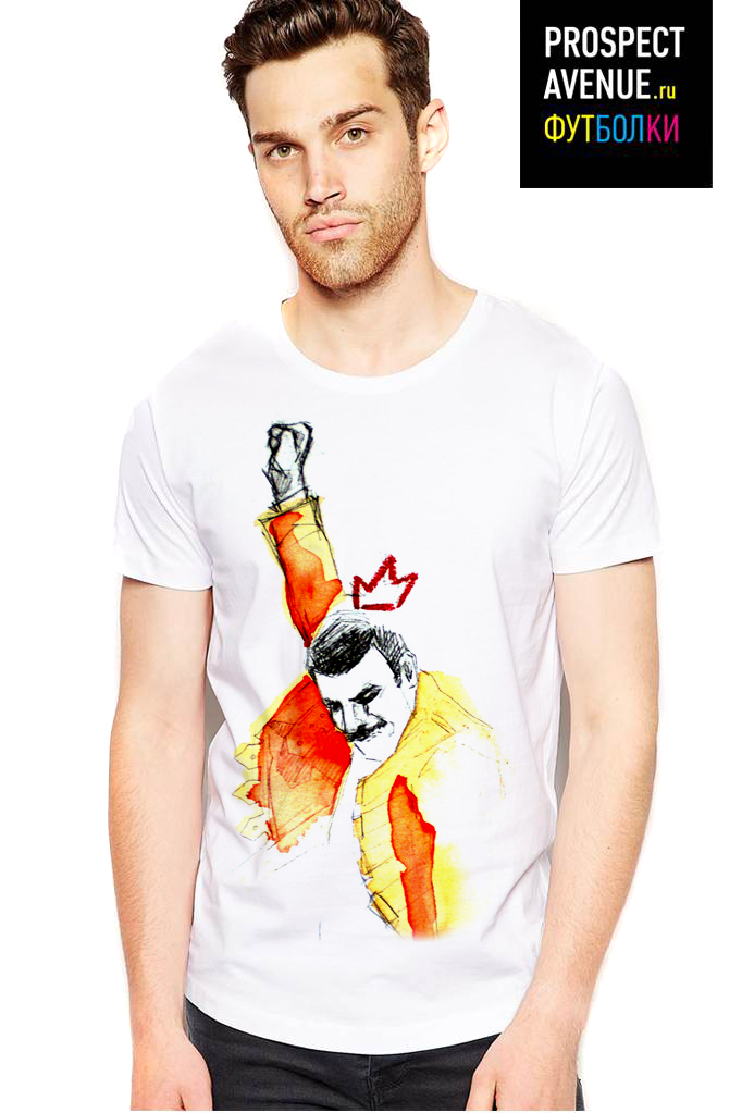 Мужская футболка «Freddie Mercury art»