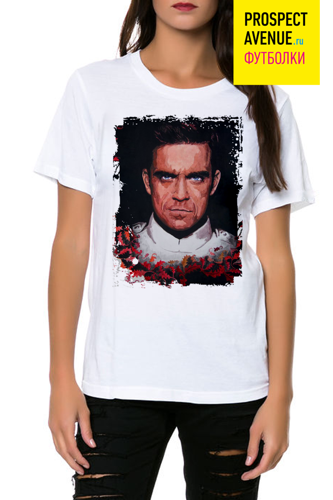 Женская футболка «Robbie Williams»