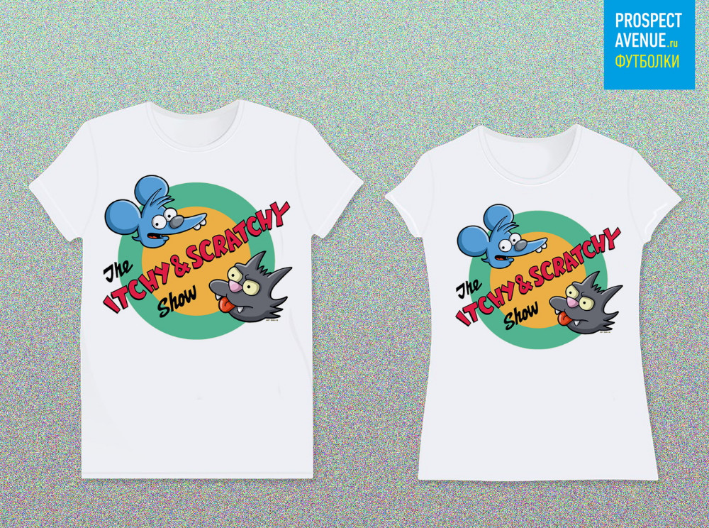 Женская футболка «Itchy and Scratchy»