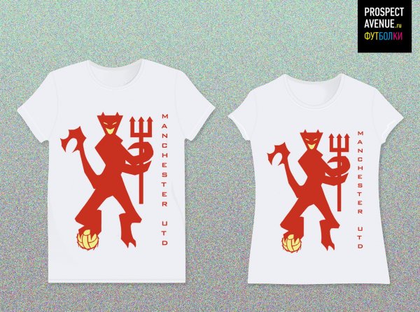 Женская футболка «Red devils»