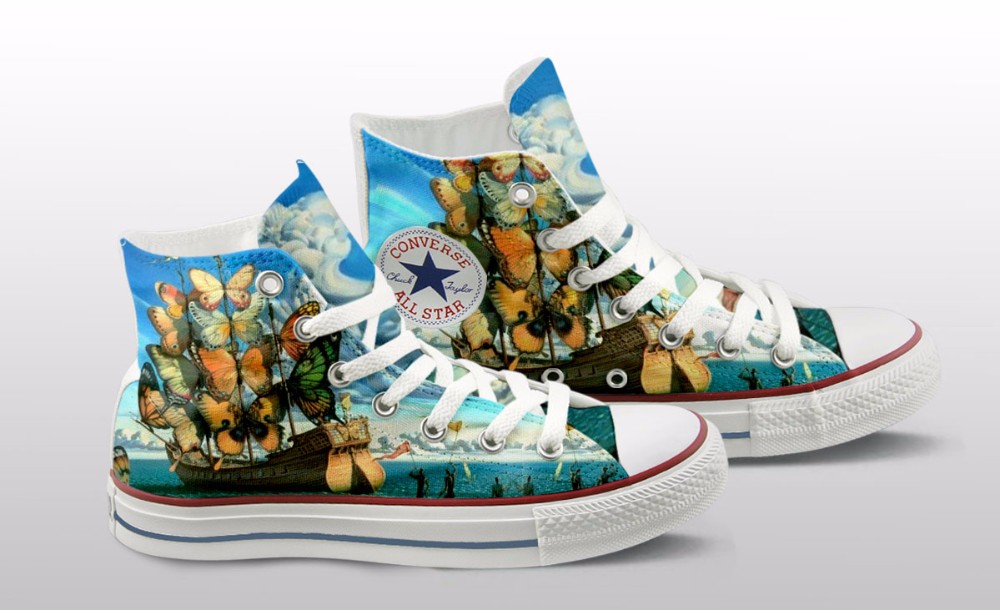Кеды Converse «Отправление крылатого корабля Владимира Куша»