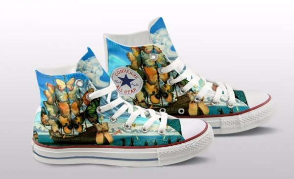 Кеды Converse «Отправление крылатого корабля Владимира Куша»