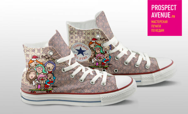Кеды Converse «Веселая компания»