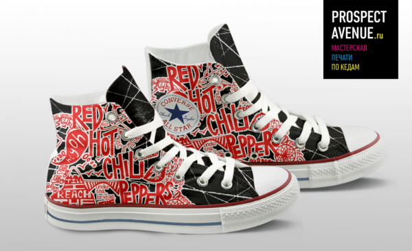 Кеды Converse «RHCP красный»
