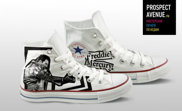 Кеды Converse «Freddie Mercury»
