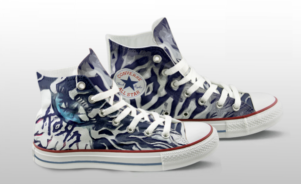 Кеды Converse «KoRn глаз»