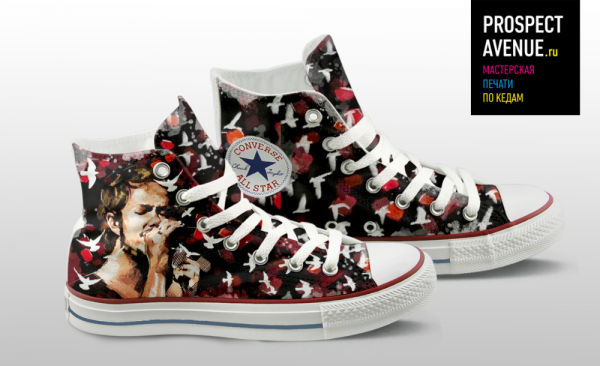 Кеды Converse «Дэн с птицами»