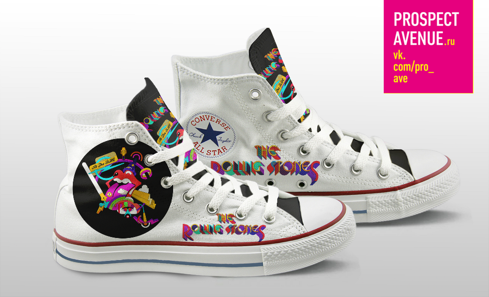 Кеды Converse «Rolling Stones»