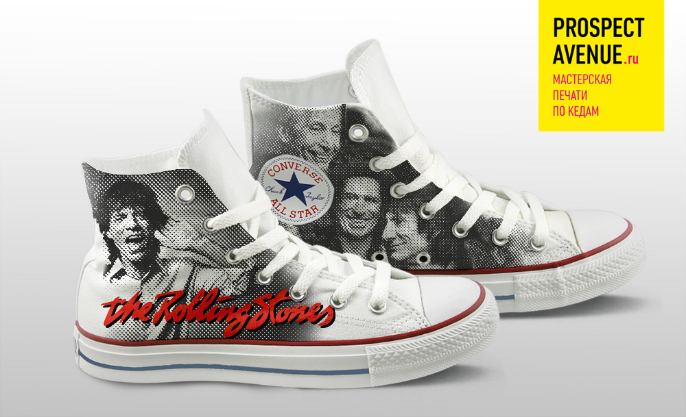 Кеды Converse «Роллинг Стоунз»