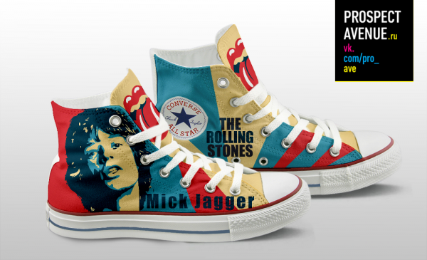 Кеды Converse «Мик Джаггер»