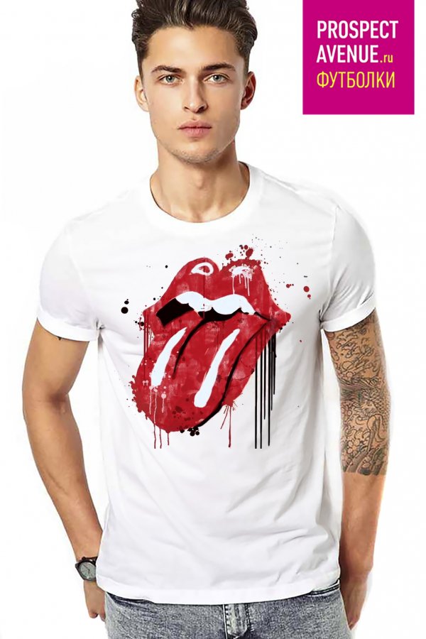 Мужская футболка «Rolling Stones Logo»
