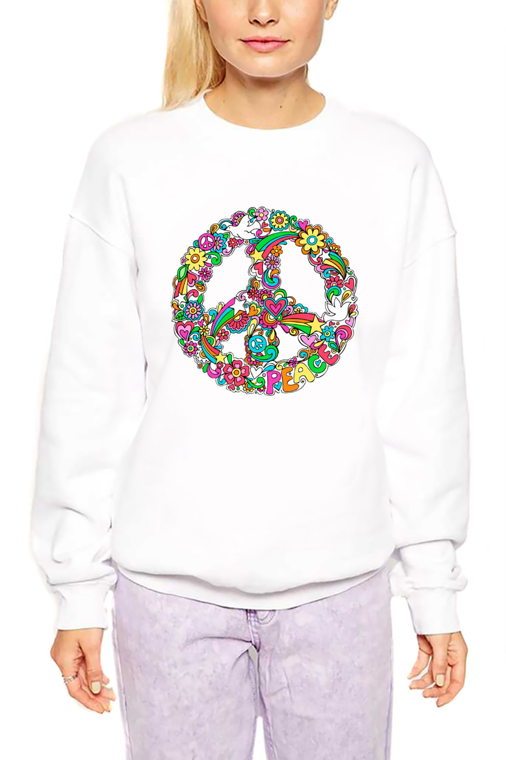 Женский свитшот «Peace»