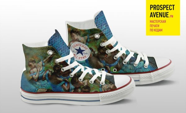 Кеды Converse «Голубые танцовщицы. Эдгар Дега»
