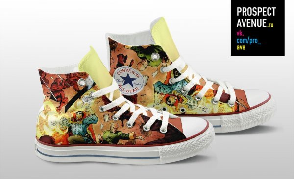 Кеды Converse «Доктор Стренж и барон Мордо»