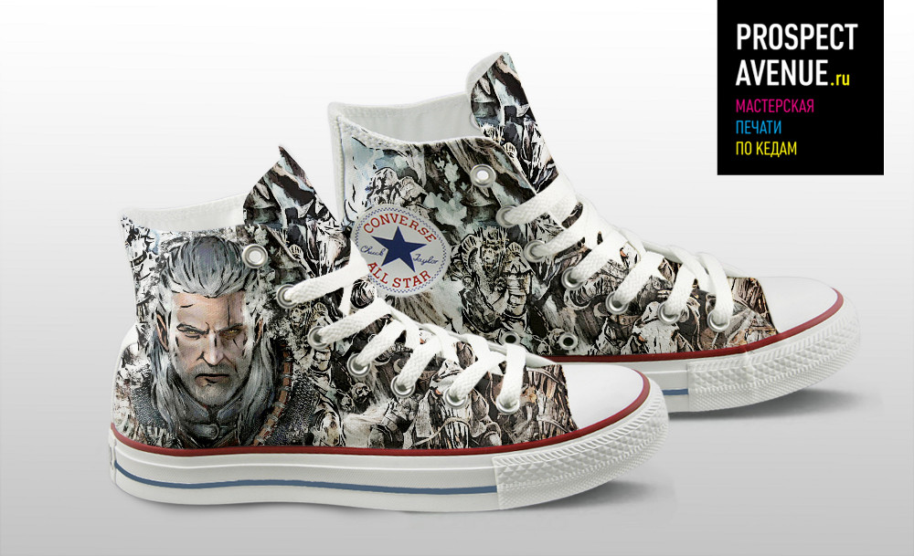 Кеды Converse «Ведьмачий арт»