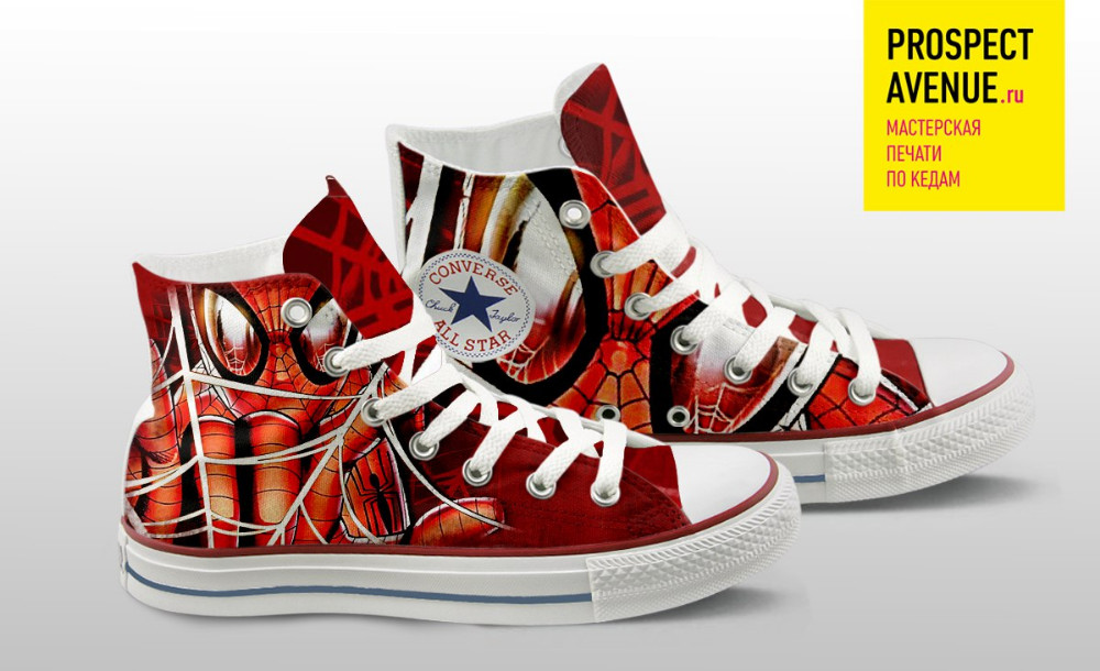 Кеды Converse «Человек-Паук»