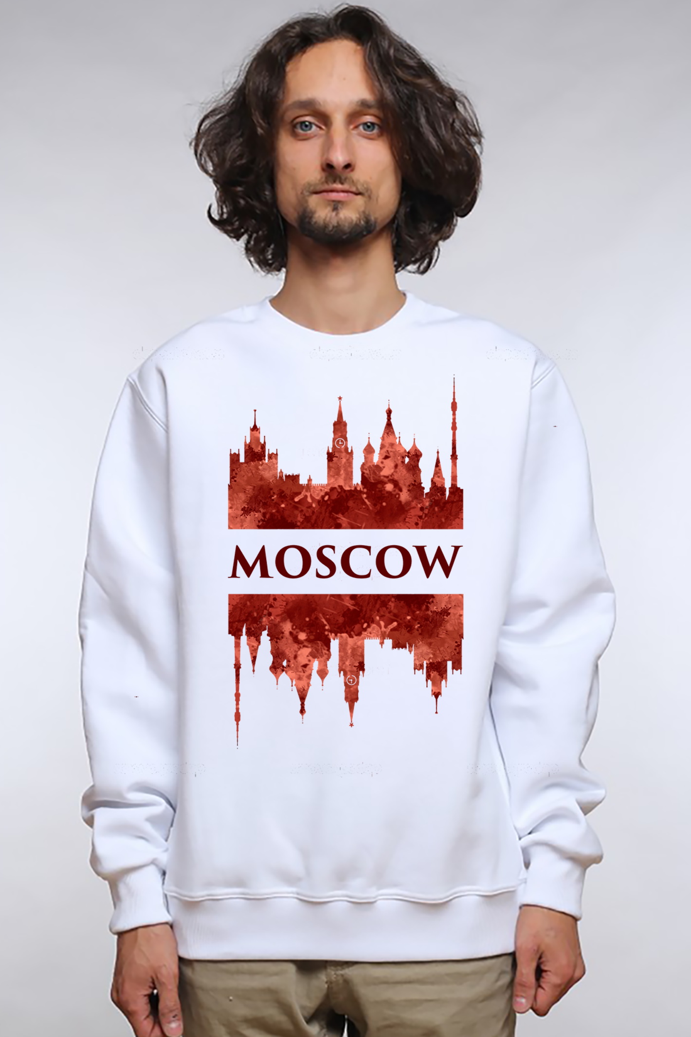 Мужской свитшот «Москва»