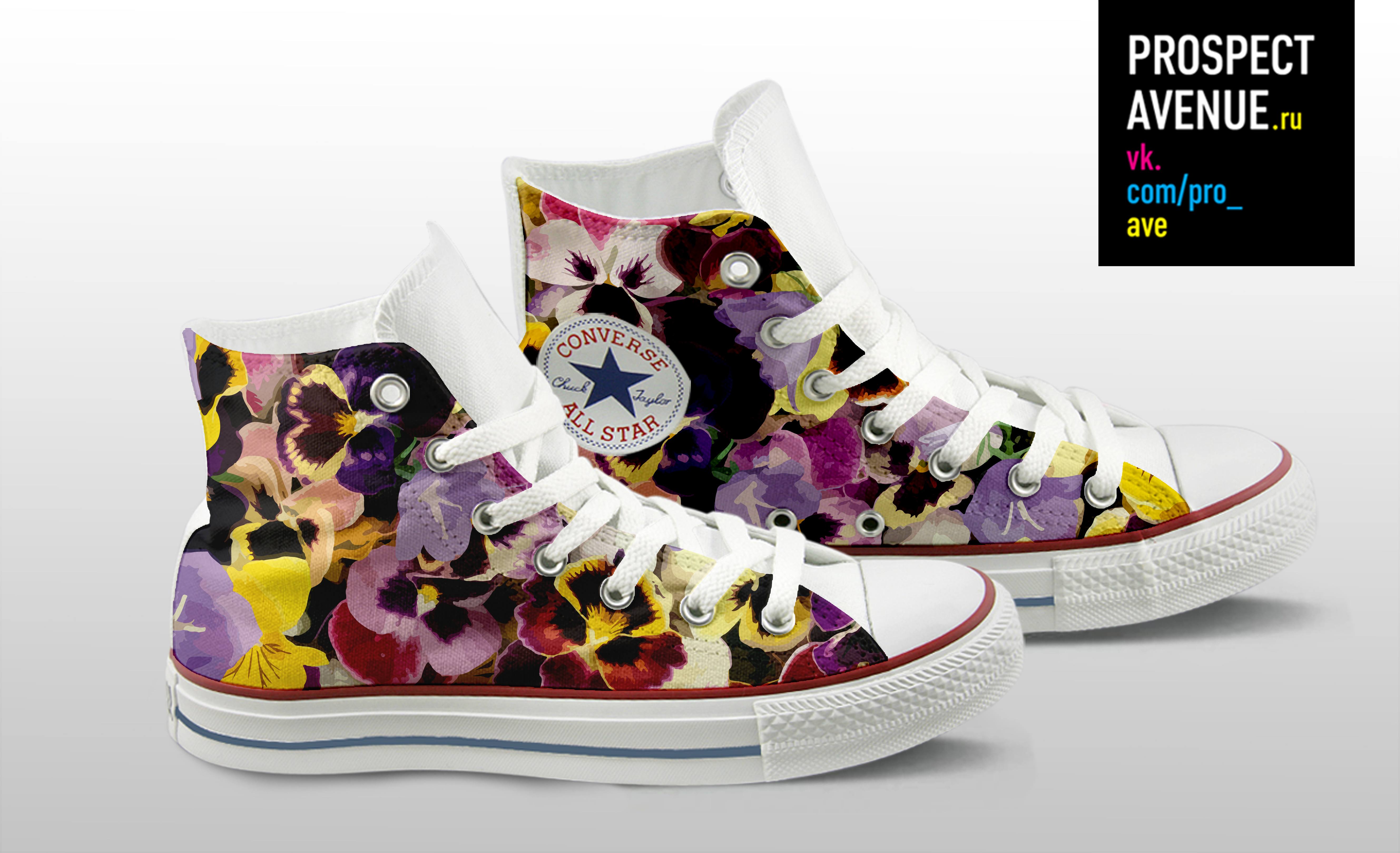 Кеды Converse «Анютины глазки»