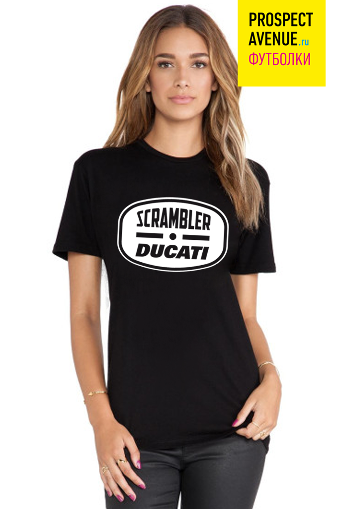 Женская футболка «Scrambler Ducati»