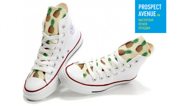 Кеды Converse «С ананасами»