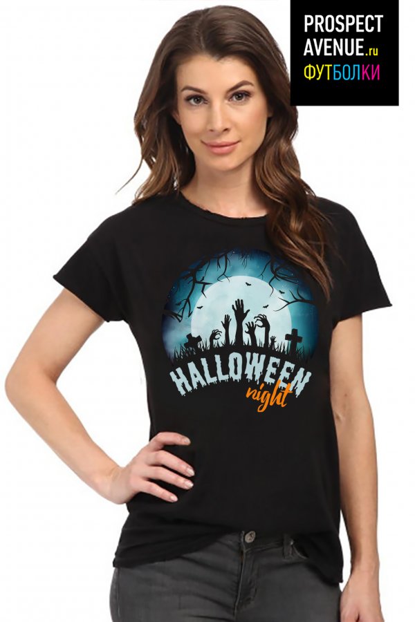 Женская футболка «Halloween Night»