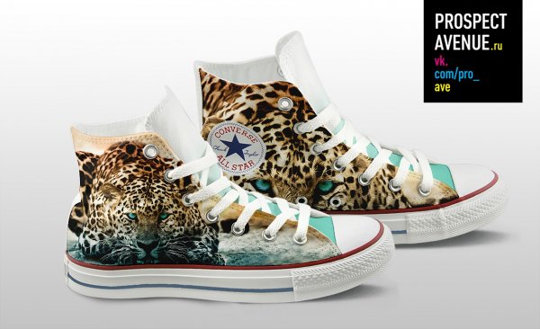 Кеды Converse «Леопард»
