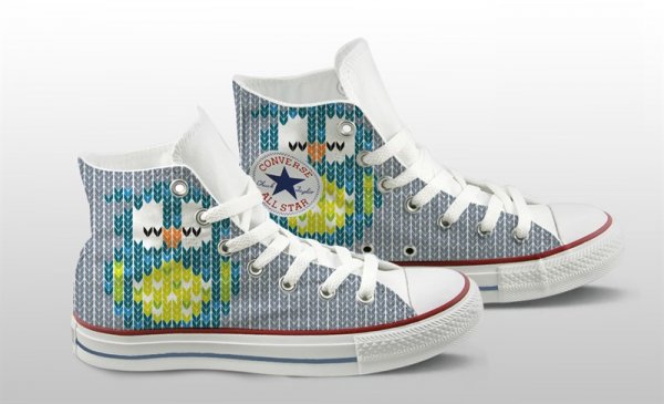 Кеды Converse «Вязаная совушка»