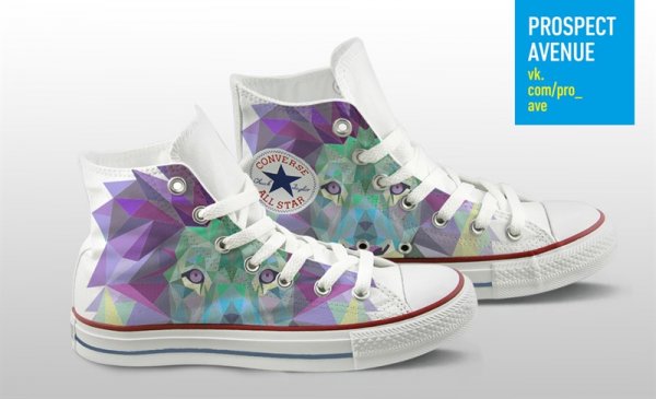 Кеды Converse «Треугольники: Лев»