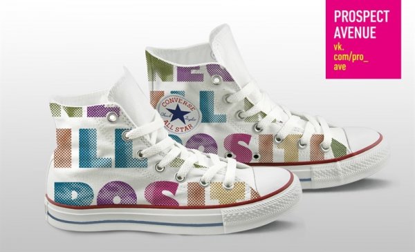 Кеды Converse «Буквы»