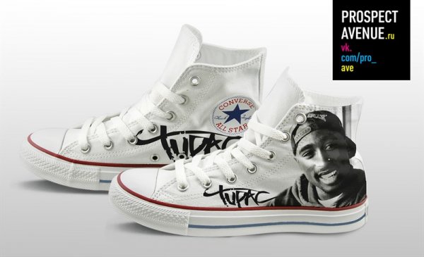 Кеды Converse «Тупак Шакур»