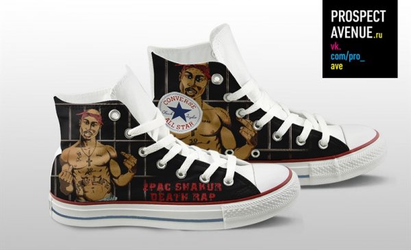 Кеды Converse «Tupac Hug Life»
