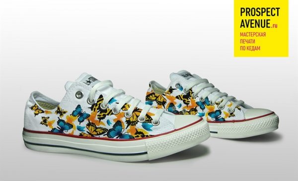 Кеды Converse «Бабочки»