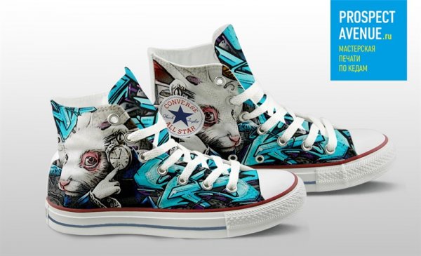 Кеды Converse «Белый Кролик»