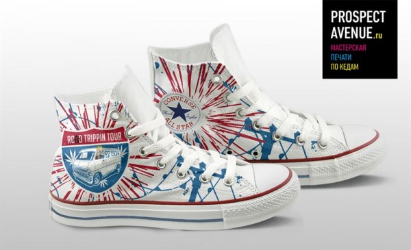 Кеды Converse «MGK Road Tripping Tour»