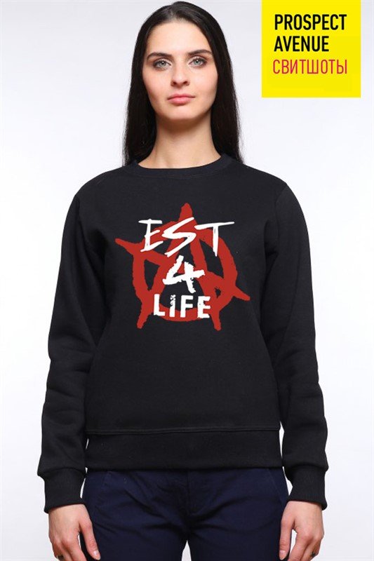 Женский свитшот «EST4 life»