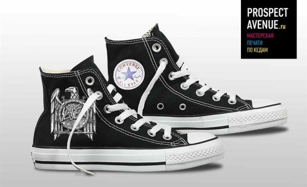 Черные кеды Converse «Slayer»