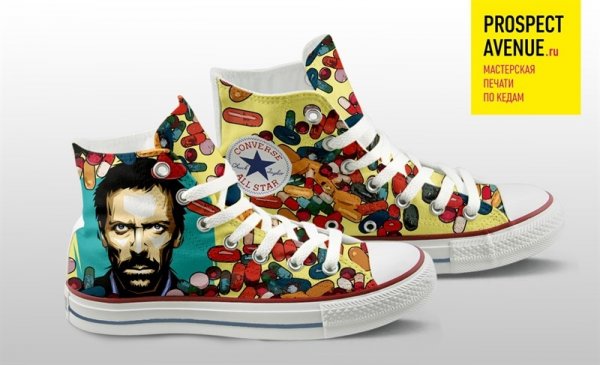 Кеды Converse «Таблетки доктора Хауса»