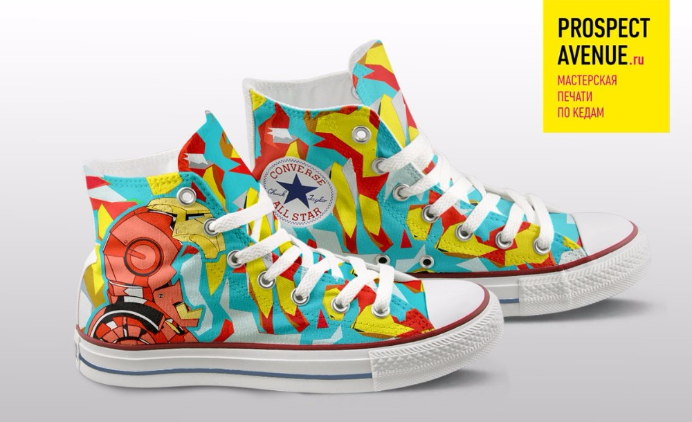 Кеды Converse «Железный Человек»