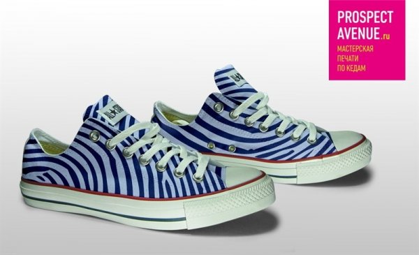 Кеды Converse «Полоски зебры»