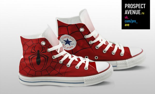 Кеды Converse «Паук»