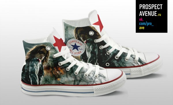 Кеды Converse «Зимний Солдат»