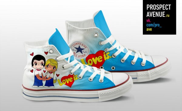 Кеды Converse «Love Is»