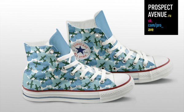 Кеды Converse «Самолеты»