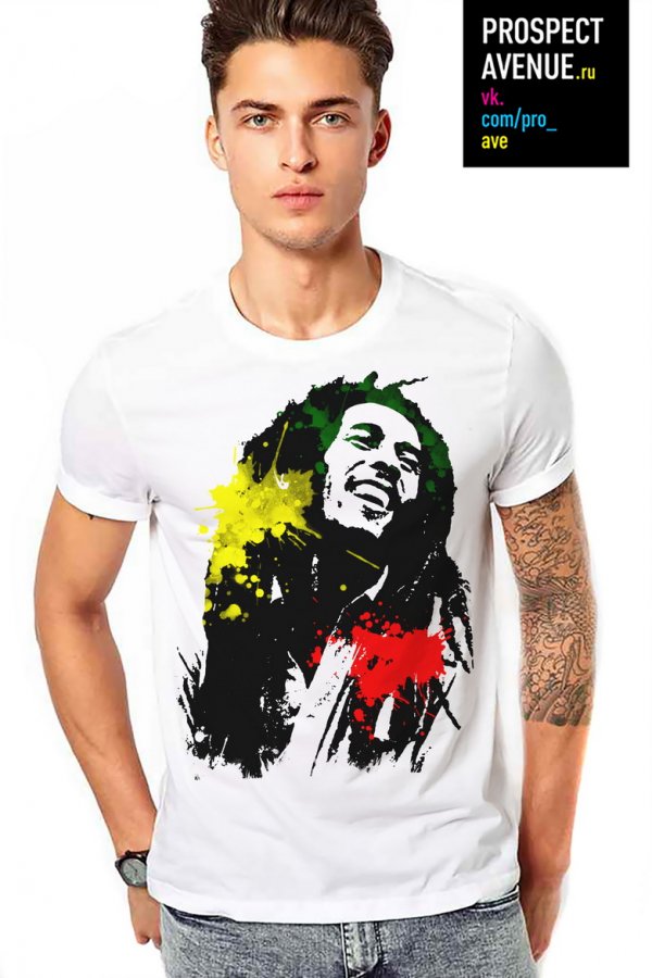 Мужская футболка «Bob Marley»