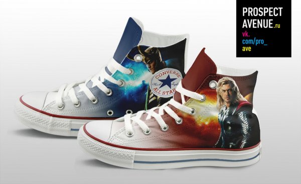 Кеды Converse «Тор и Локи»