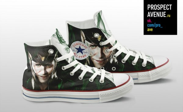 Кеды Converse «Локи Лафей»