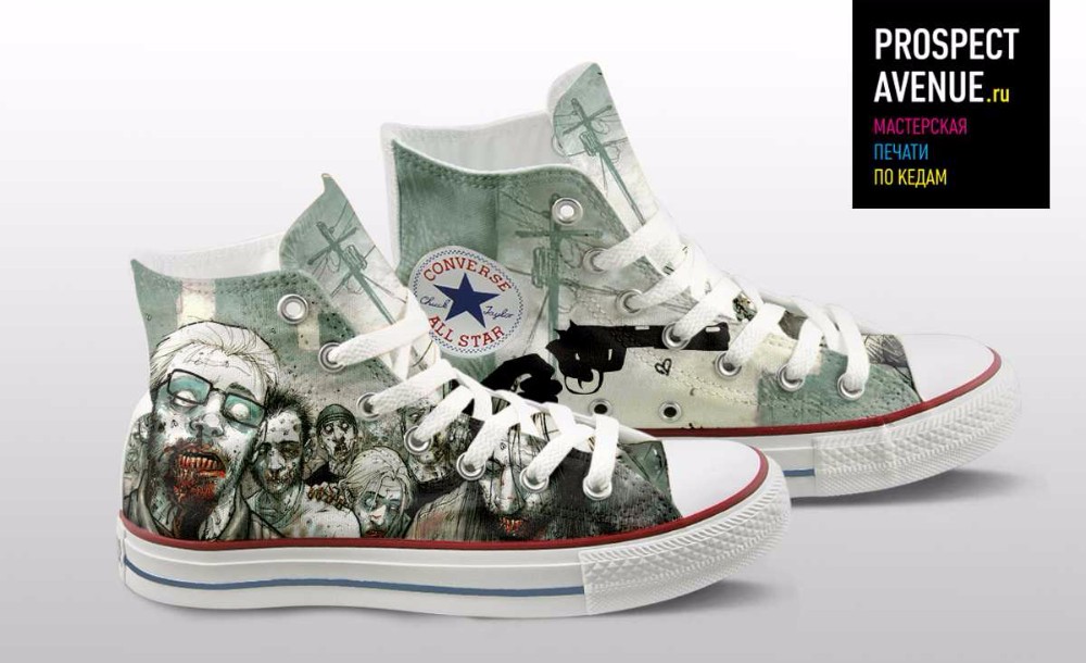 Кеды Converse «Ходячие Мертвецы»